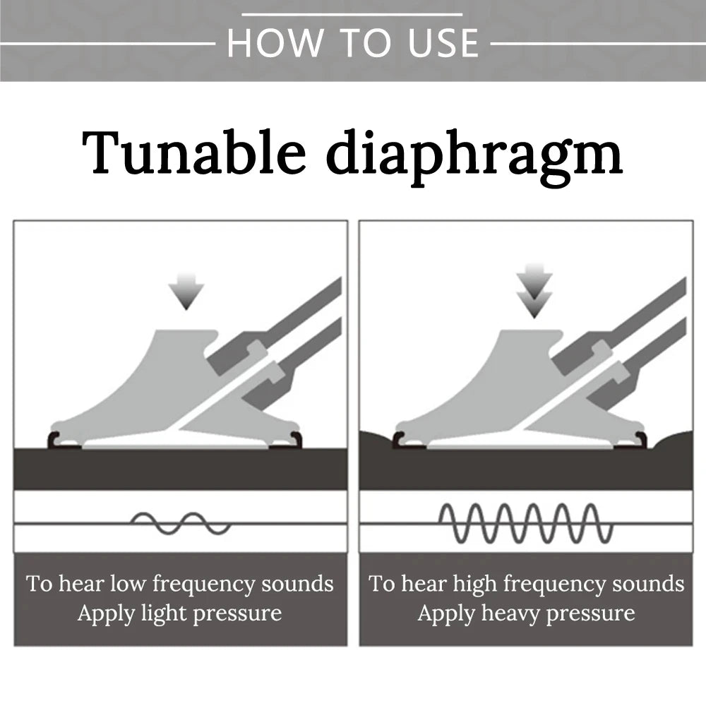 Professional Cardiology Stethoscope - Single Head Design