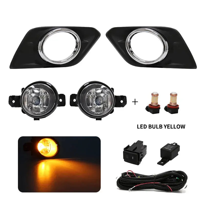 For Nissan X Trail X-Trail Xtrail Fog Light 2014 2015 2016 LED Daytime Running Lamp DRL Daylights Waterproof Wires Switch Button by InterCyprus Trading Ltd