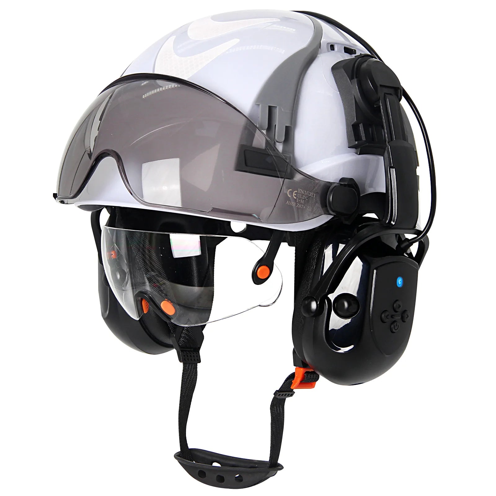 CE Safety Cap With 5.0 Bluetooth Earmuffs &ndash; All In One PPE