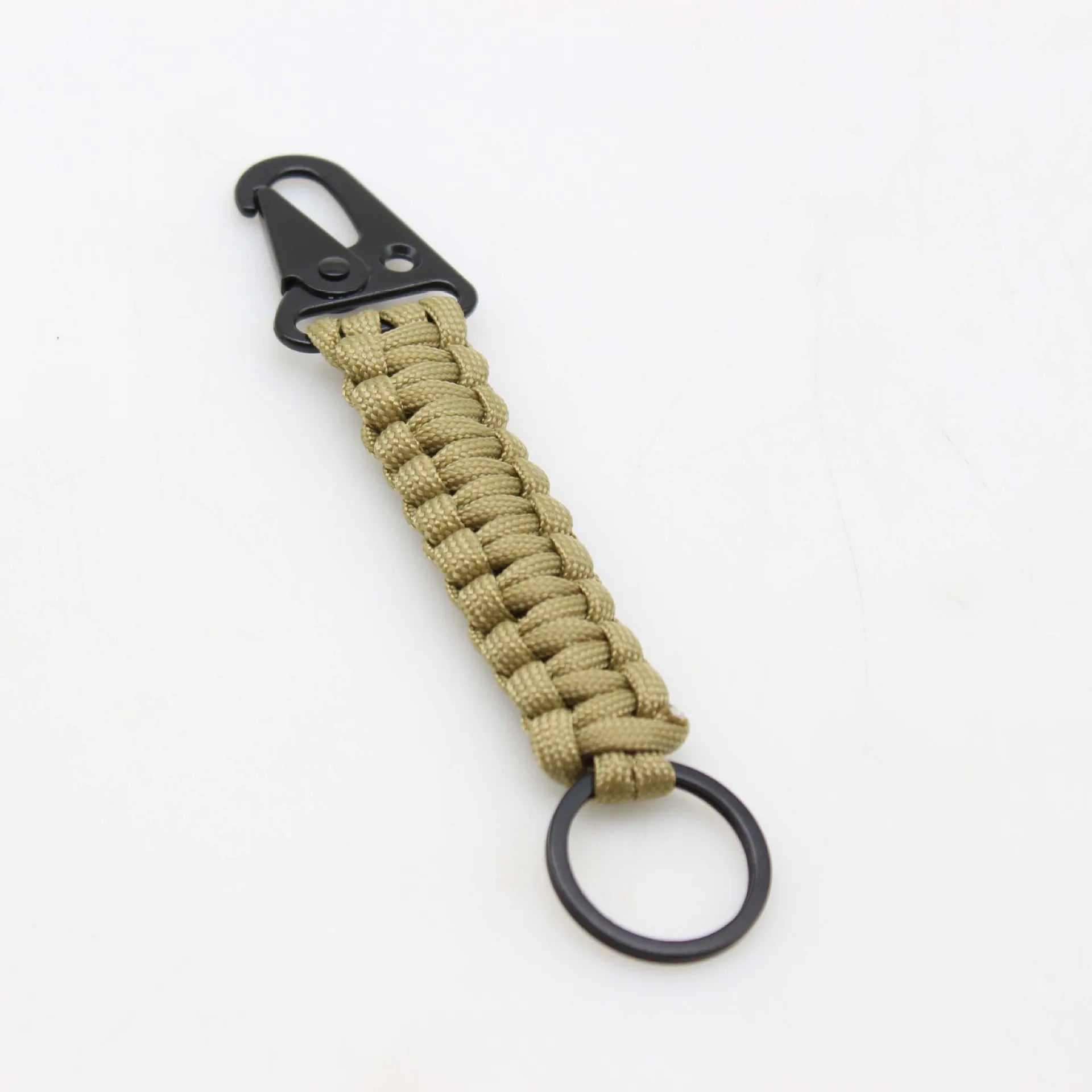 Paracord Keychain Ring Survival Kit &ndash; Eight Color Options Khaki