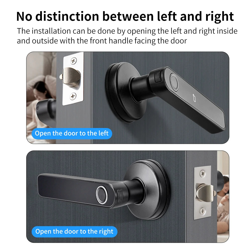 Tuya Smart Fingerprint Door Lock &ndash; Biometric Keyless Entry