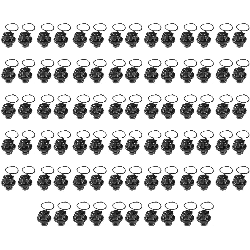 10-80P Air Valve Nozzle Caps for Inflatable Boat Kayak Raft Mattress Airbed Inflatable Pump Adapter for SUP Board mattress valve 80PCS / CN (Origin)
