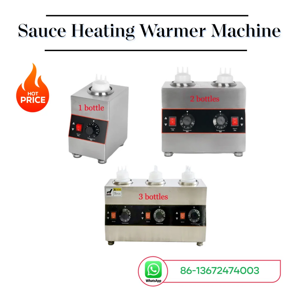 Портативный подогреватель соусов для ресторана, нержавеющая сталь, температура от 30 до 85 °C