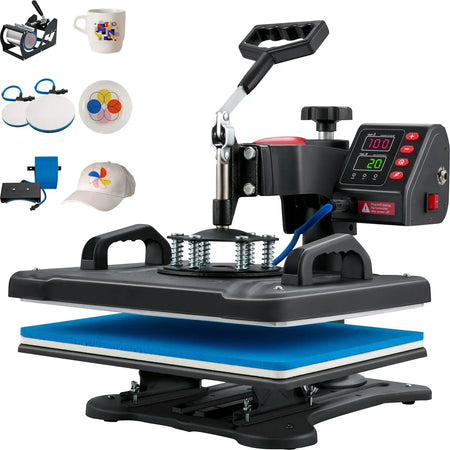Five In One Heat Press 12x15 Clamshell Sublimation United States