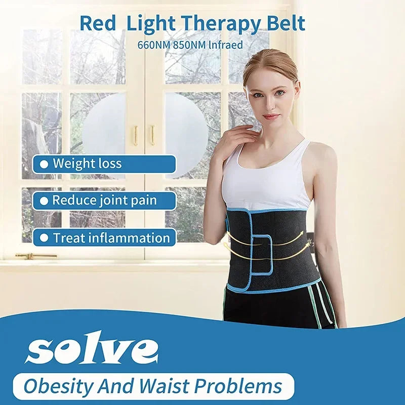 LED Phototherapy Massage Belt &ndash; Infrared Red Light Therapy
