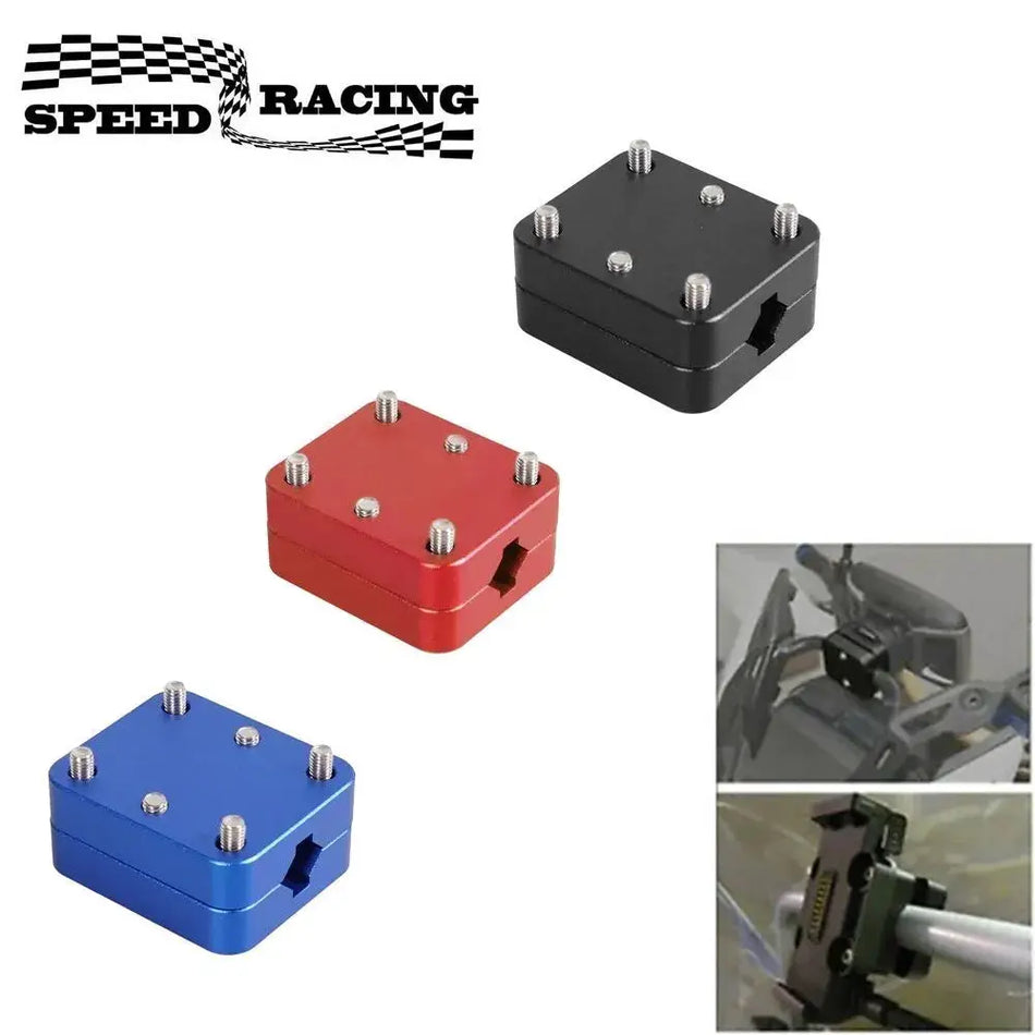 Aluminum Motorcycle Phone GPS Navigation Holder Mount Bracket For BMW R1200GS R1250GS LC Adv F900R CRF1000L 2012-2017 12mm 16mm by InterCyprus Trading Ltd