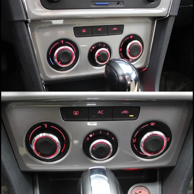 For VW GOLF PLUS Rabbit Beetle A5 Coccinelle Maggiolino Fusca Heater Climate Control Switch Knobs Air Conditioner Buttons Dials by InterCyprus Trading Ltd