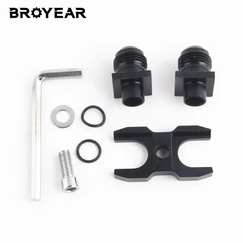 Aluminum AN10 Oil Cooler Adapter Kit for BMW E36 E46 E90 E92 335i M3 by InterCyprus Trading Ltd