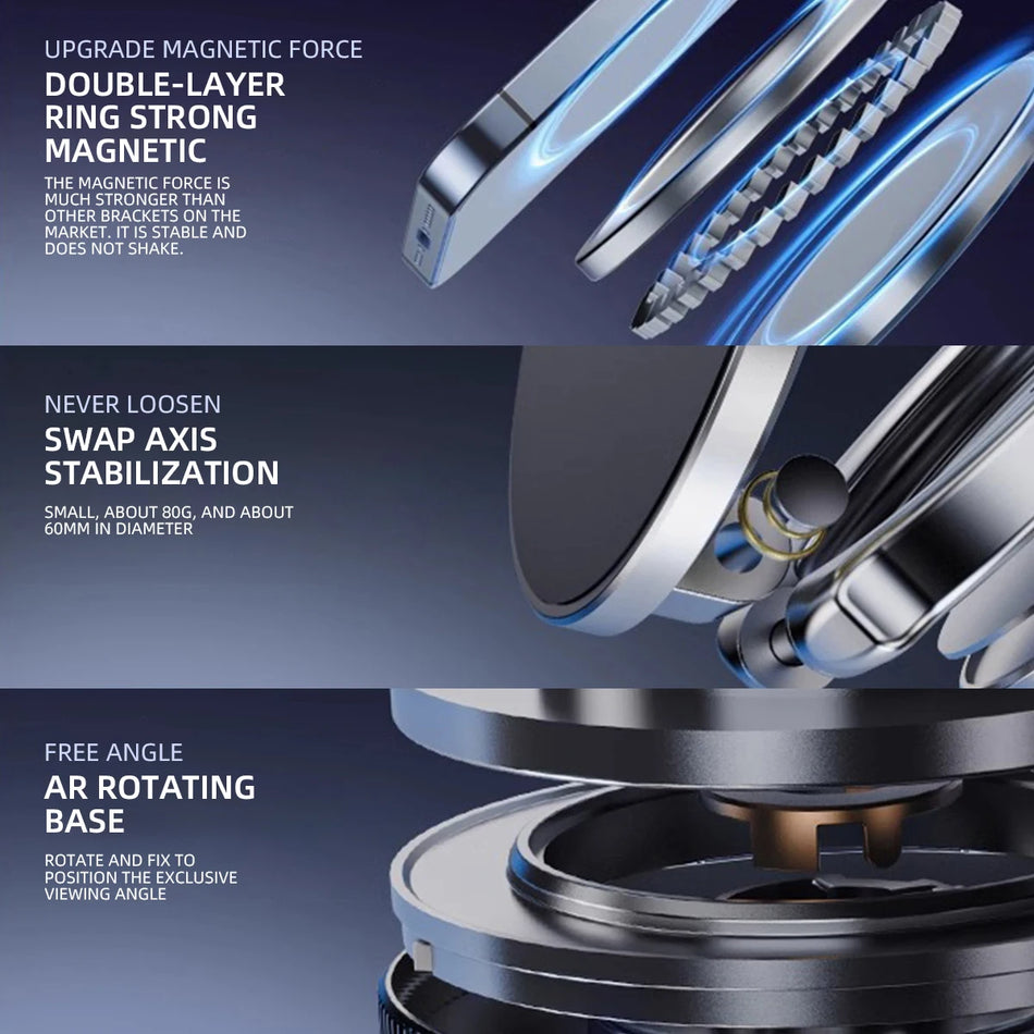 Car Phone Holder &ndash; 360 Degree Rotatable Magnetic Mount