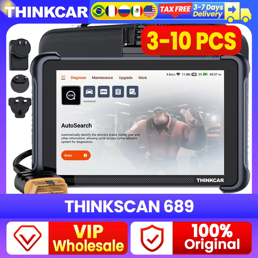 THINKCAR THINKSCAN 689 &ndash; Bi-Directional ECU Coding Pro