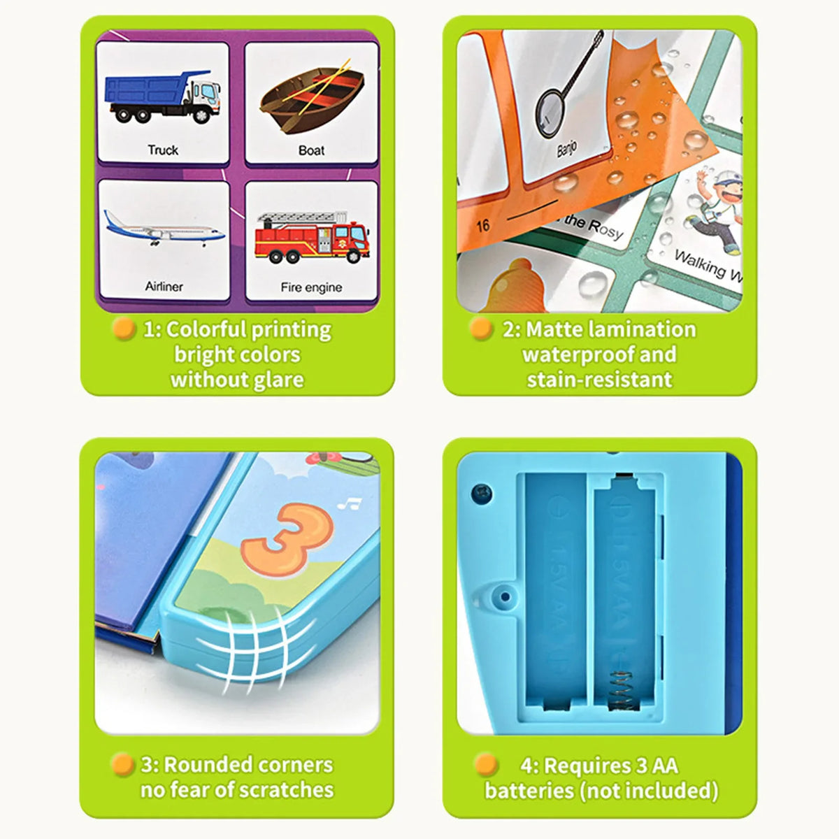 Audio Book &ndash; Interactive Alphabet And Drum Sounds Learning