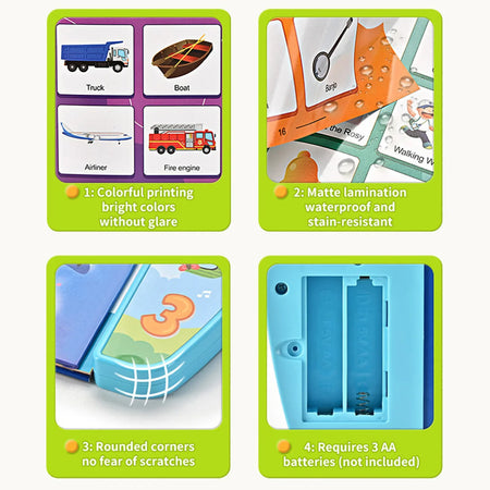 Audio Book &ndash; Interactive Alphabet And Drum Sounds Learning