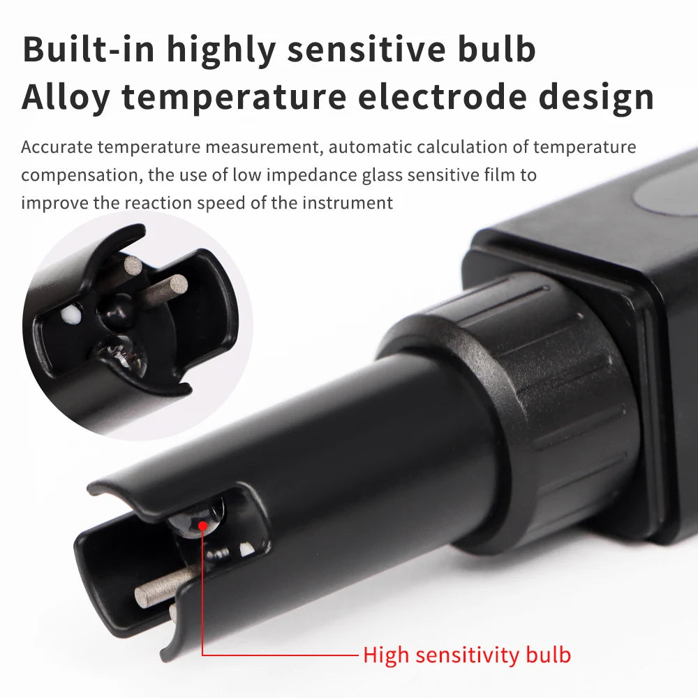 5 in 1 Water Quality Tester - Rechargeable Type-C Design