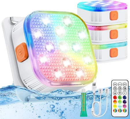 LD23-YCD &ndash; Color Changing Underwater Pool Light With Remote 2pcs