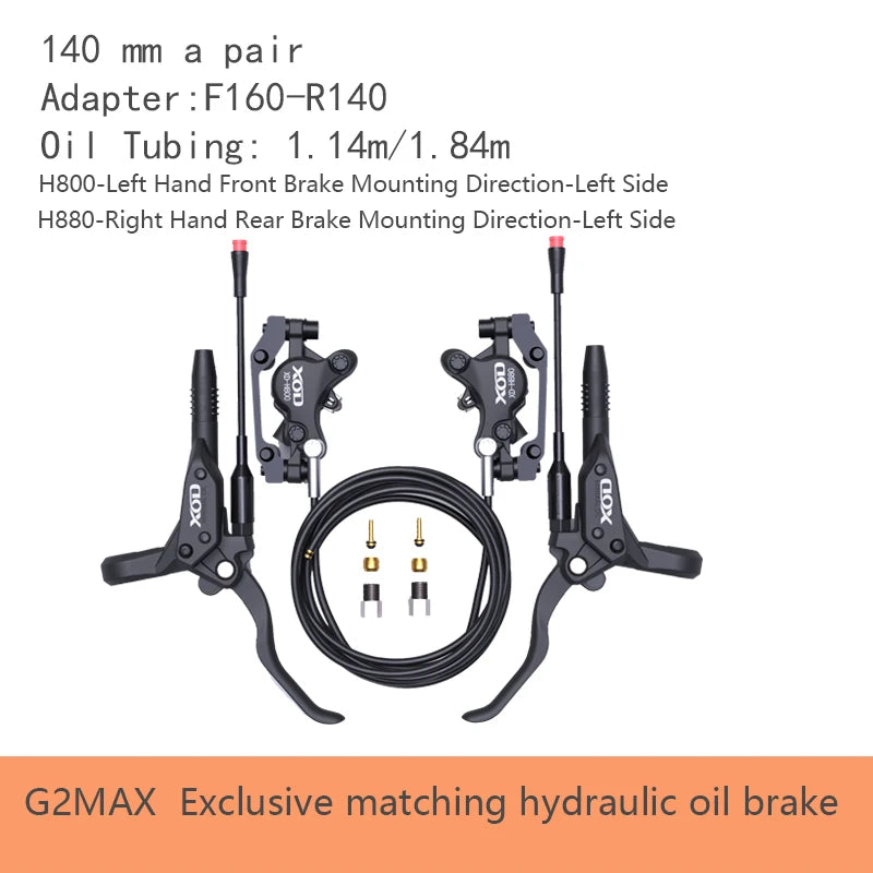 XOD Hydraulic Disc Brake XD-H800 XD-H880 &ndash; Waterproof Power Cut Off For Electric Scooters And E Bikes G2MAX