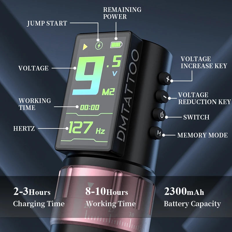 DM Venom Adjustable Stroke Tattoo Machine &ndash; Compact