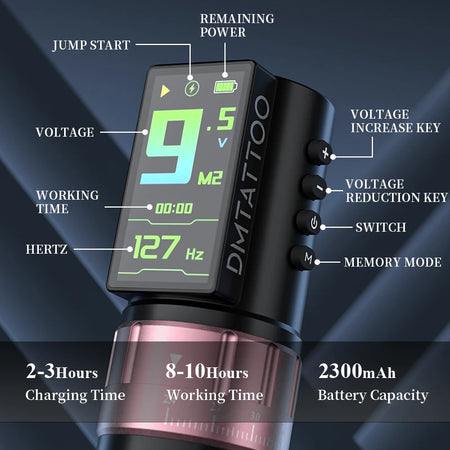 DM Venom Adjustable Stroke Tattoo Machine &ndash; Compact