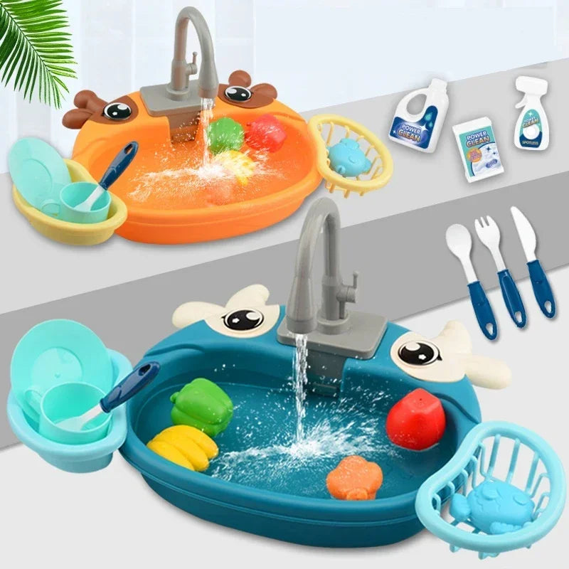 Kitchen Sink Toys Pretend Play Set &ndash; Non Electric Dishwasher