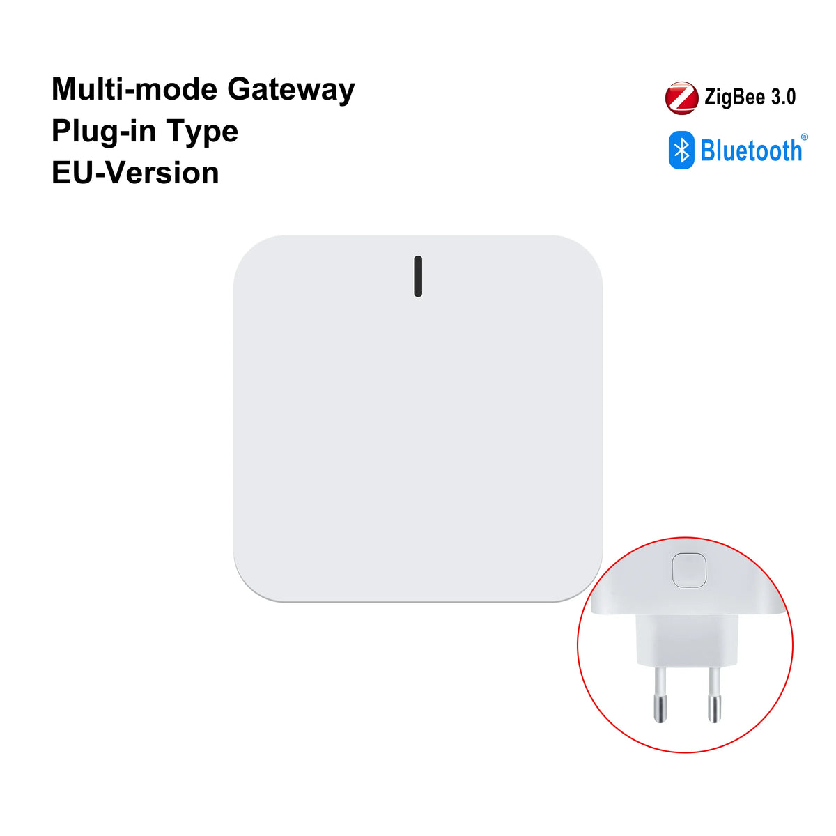 GIRIER Smart Multi-Mode ZigBee &amp; Bluetooth Gateway Hub for Home Automation EU Plug Version / Other