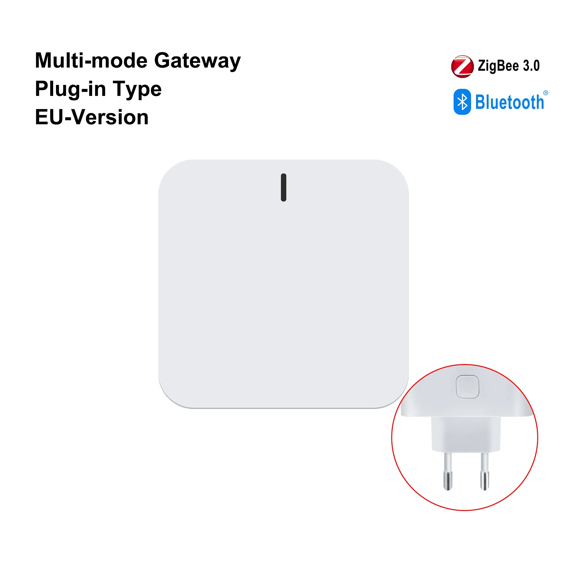 GIRIER Smart Multi-Mode ZigBee &amp; Bluetooth Gateway Hub for Home Automation EU Plug Version / Other
