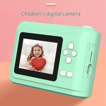 Children's Thermal Instant Print Camera Mini &ndash; HD Lens 2roll paper set