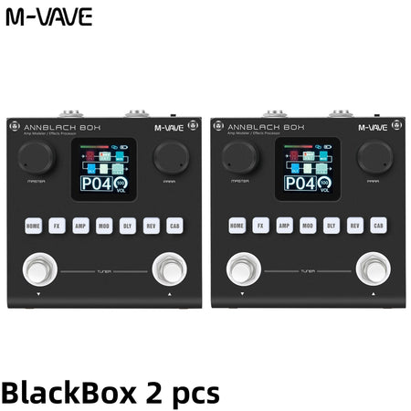 M-VAVE MK-300 All-In-One Guitar Processor &ndash; AI Tone Shaping BlackBox 2PCS