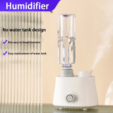 Mineral Water Bottle Air Humidifier &ndash; Portable Cool Mist