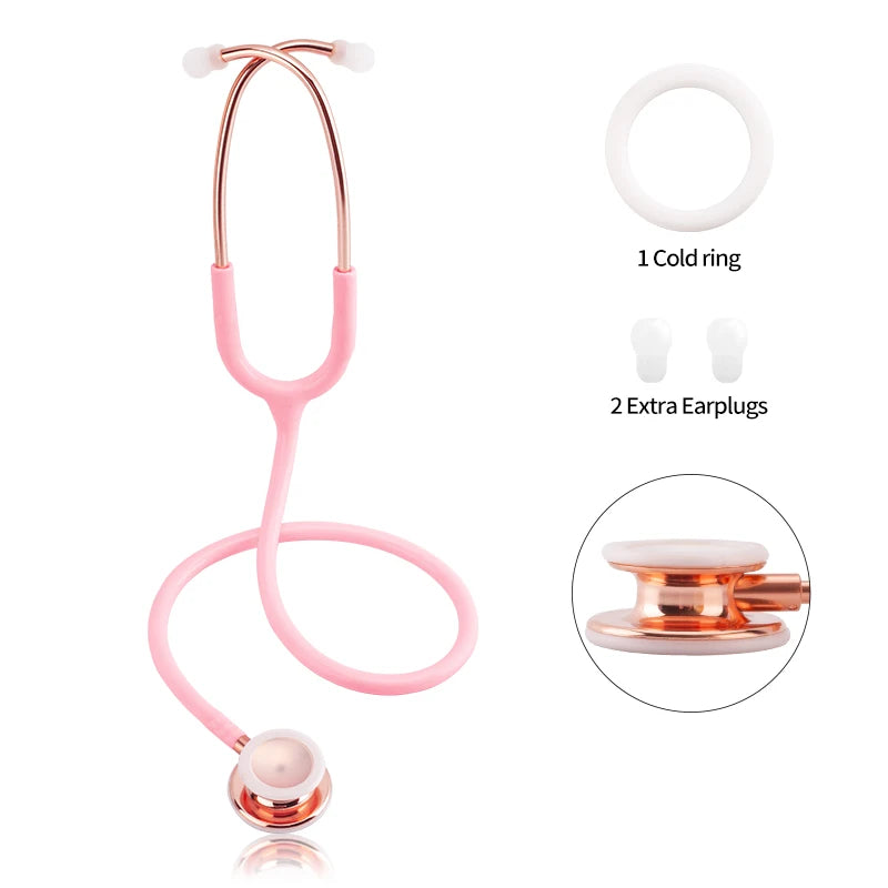 Double Sided Stethoscope &ndash; Excellent Acoustic Effect Pink-Rose Gold