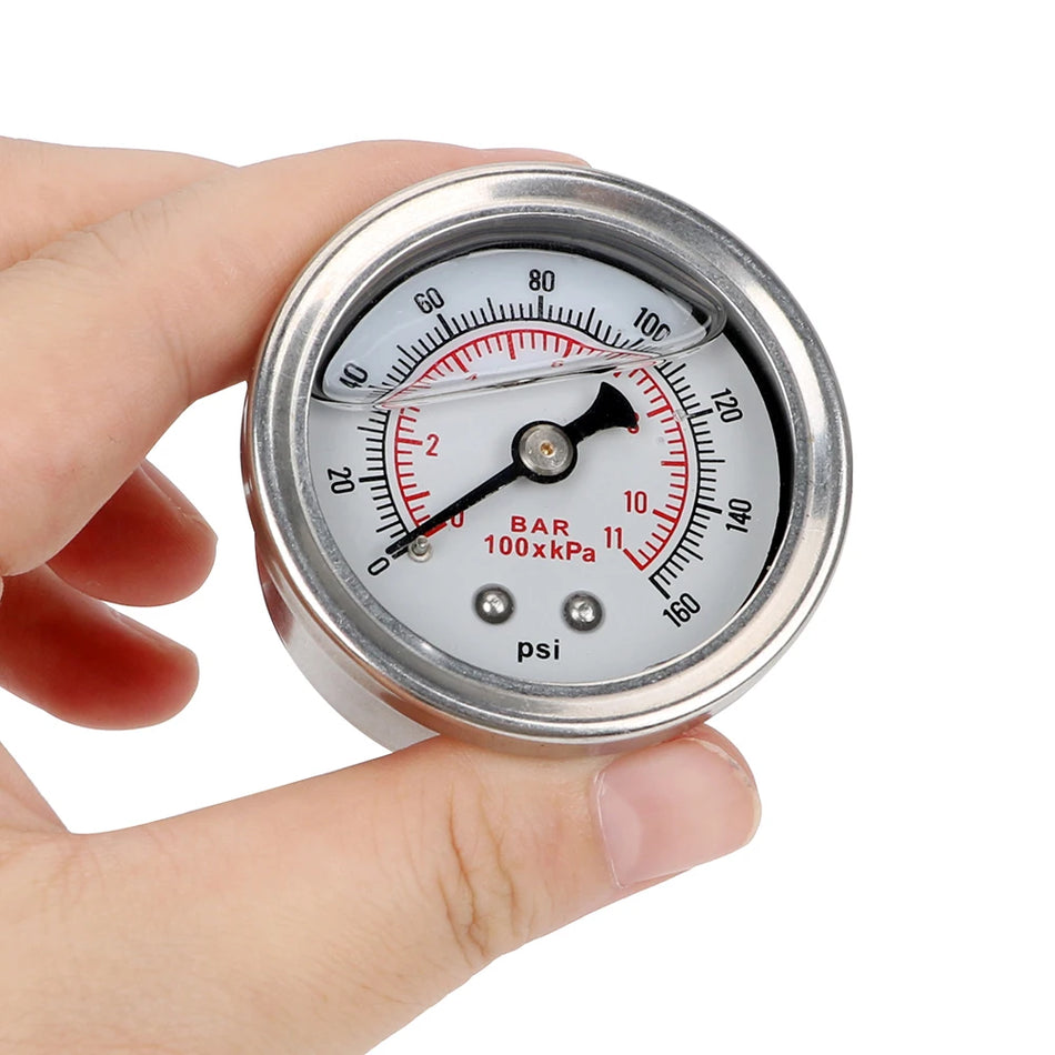Manometro Digitale per Pressione Olio per Auto e Camion, 0-160 Psi, Un Ottavo NPT