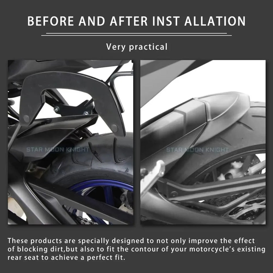 Yamaha MT-09 Zadní blatník prodloužení, zadní prodloužení pro Tracer 900 XSR900