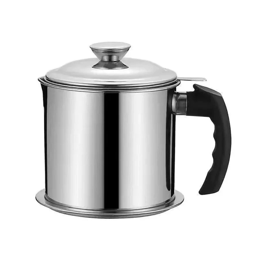 1.4 L Stainless Steel Oil Strainer &ndash; Fine Mesh With Lid BXGGLB-410CZ1.4L