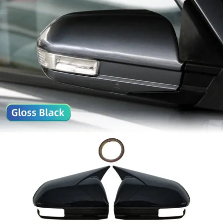 Pair Wing Side View Mirror Caps Rearview Mirror Cover For Mitsubishi Lancer 2012-2015 Mirror Caps by InterCyprus Trading Ltd