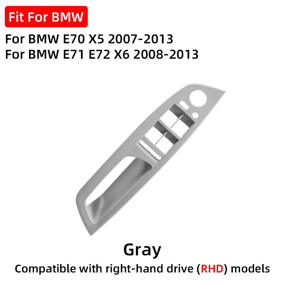 E70 E71 LHD RHD Car Interior Door Pull Handle Inner Armrest Panel Trim Cover Replacement For BMW X5 X6 E70 E71 E72 2007-2013 by InterCyprus Trading Ltd