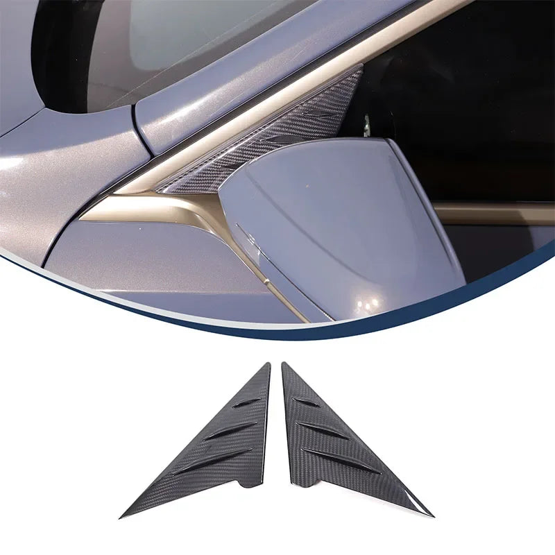 Κάλυμμα Βάσης Εμπρόσθιου Κολώνα Α από Ανθρακονήματα 2 Τεμ BMW Σειρά 5 G60