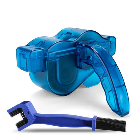 Portable Bicycle Chain Cleaner Kit - Easy Bristle Scrubber