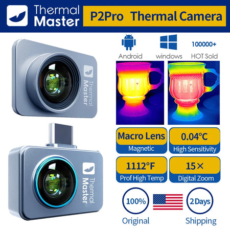 P2P2Pro Thermal Imaging Camera &ndash; High Resolution IR 25Hz