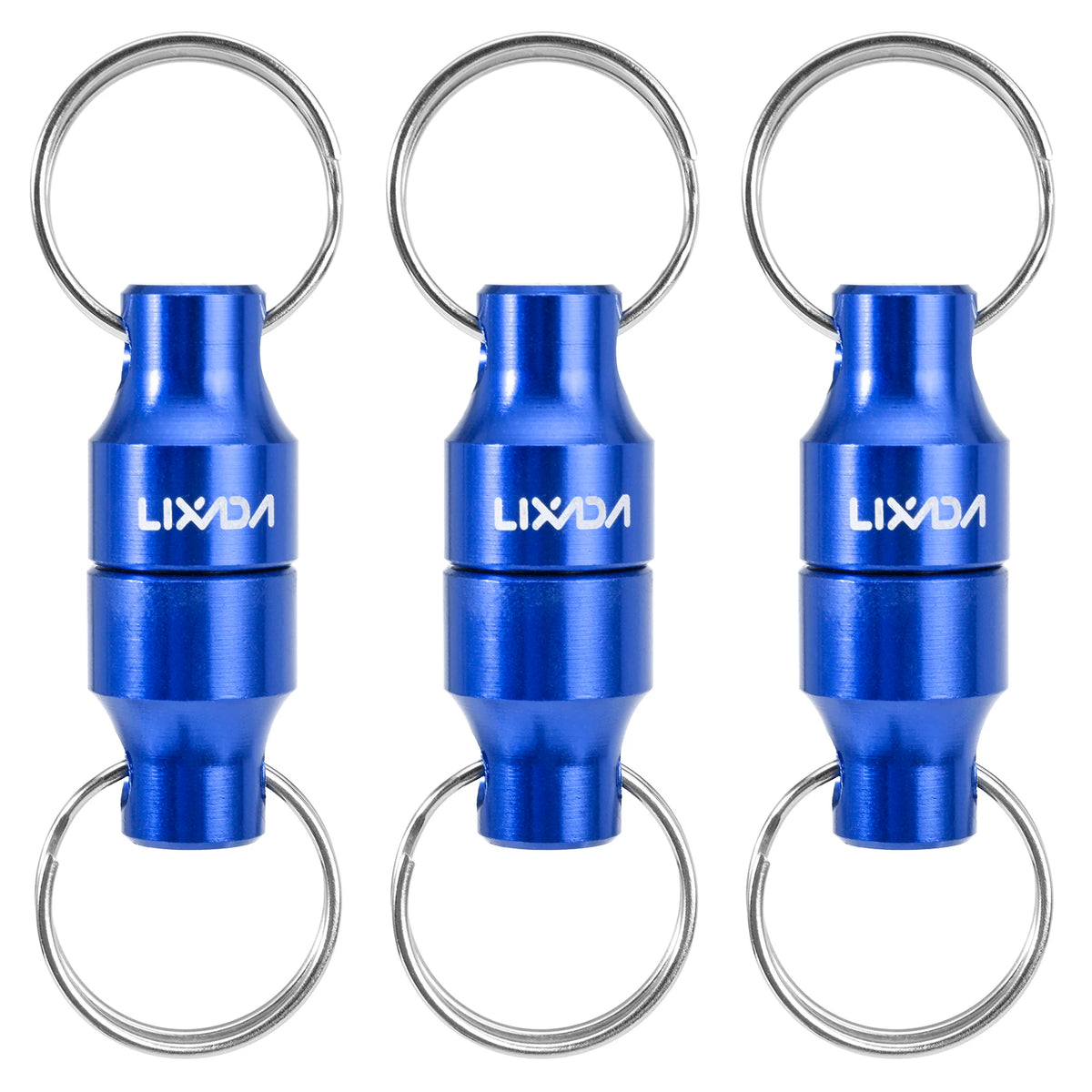 Lixada Fly Fishing Magnetic Net Release Holder &ndash; Clip blue 3pcs