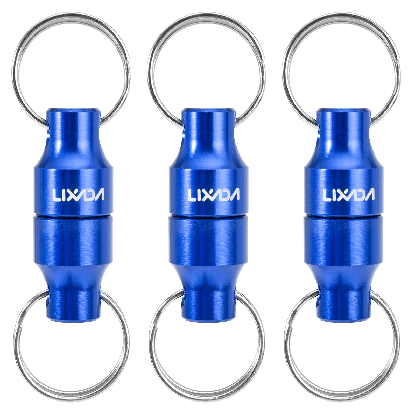 Lixada Fly Fishing Magnetic Net Release Holder &ndash; Clip blue 3pcs