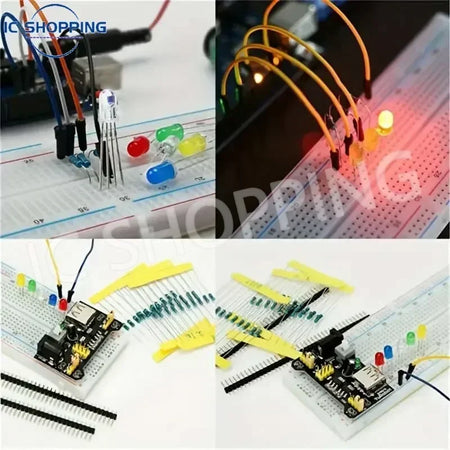830Pcs DIY Electronics Starter Kit &ndash; Comprehensive Arduino UNO R3 Foundation