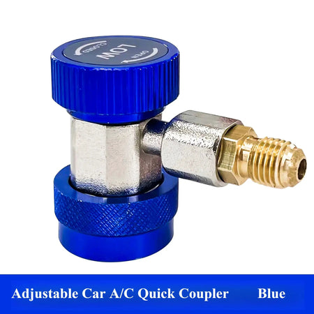 R134A Low High-Pressure Auto Car Quick Connector Refrigerant Coupler Copper Adapter Air Conditioning Connection Accessory by InterCyprus Trading Ltd