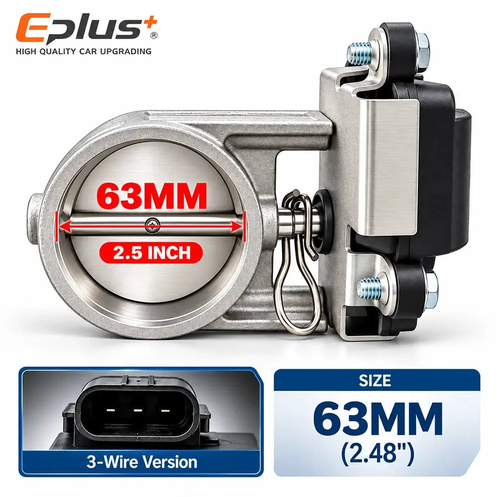 EPLUS Universal with Button Switch Stainless Steel Electric Exhaust Valve Kit Car Exhaust Pipe Electronic Muffler Valve by InterCyprus Trading Ltd