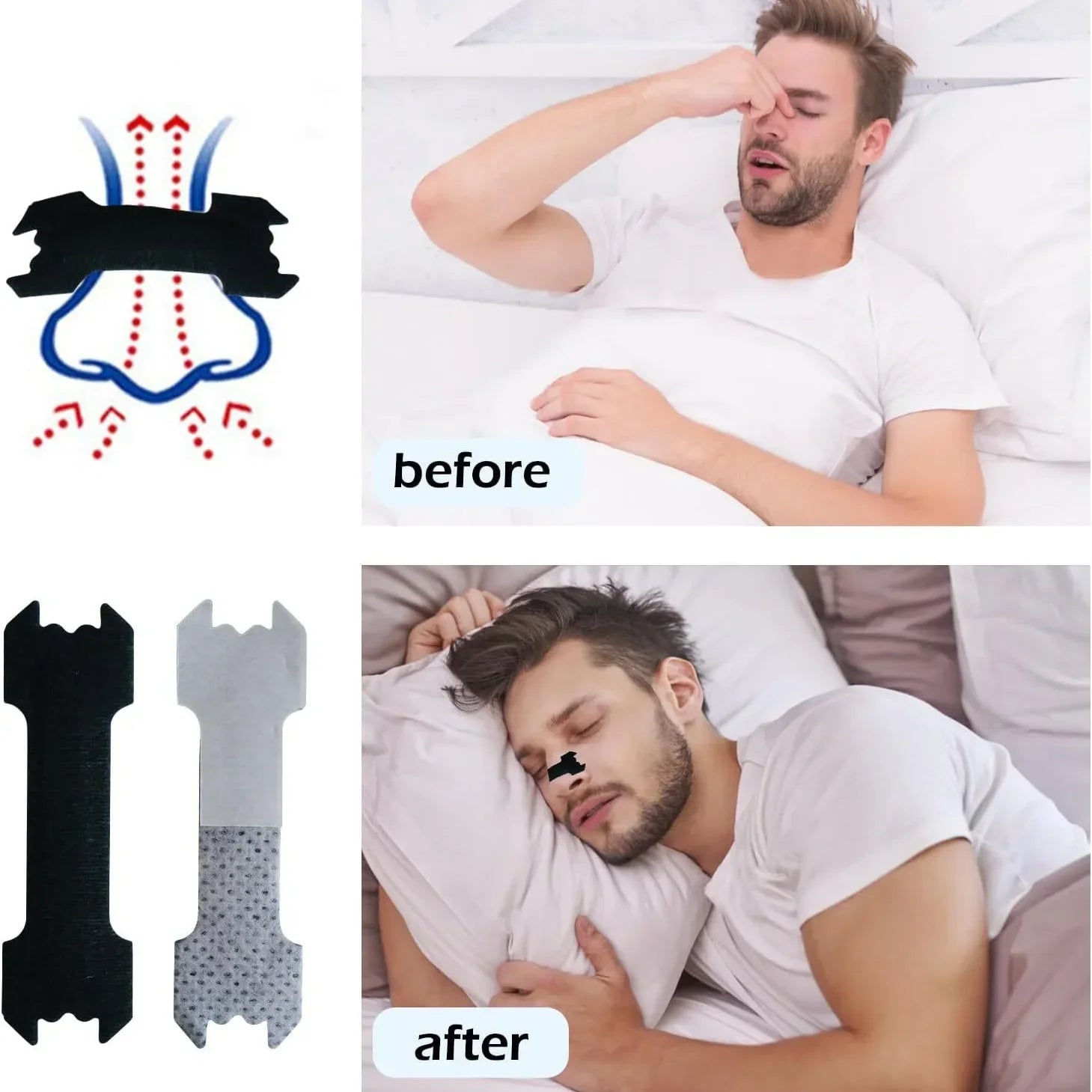 Anti Snoring Nose Patch Set Extra Strength - Better Breath