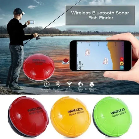 Wireless Sonar Fish Finder for Mobile - iOS &amp; Android Compatible