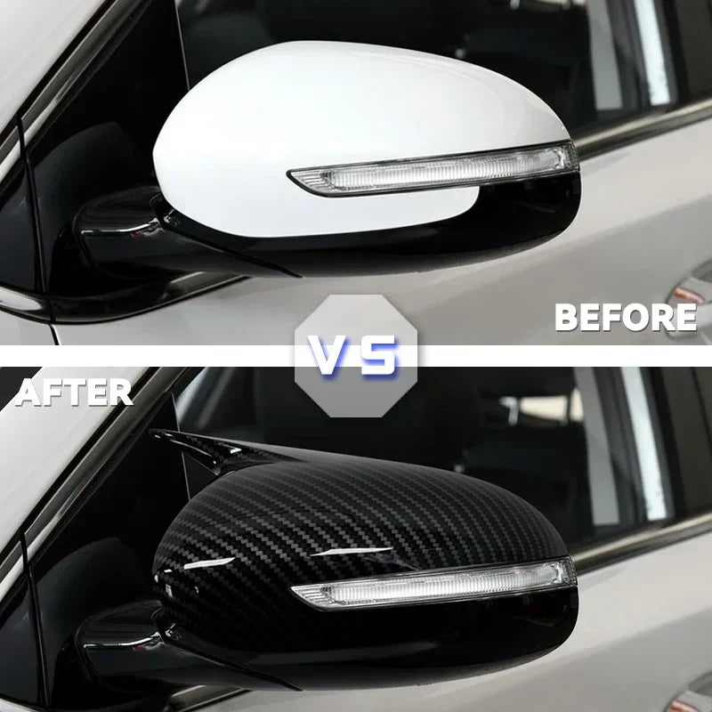 Kia Sportage KX5 2016 2019 šoninio veidrodžio dangtelis anglies pluoštas