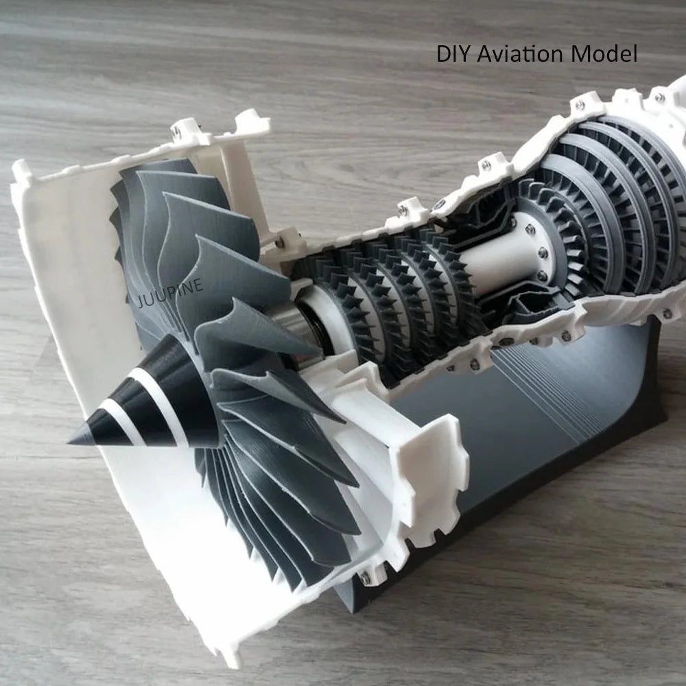 Bambu Lab Jet Engine 006 Model Components Kit for DIY 3D Printing