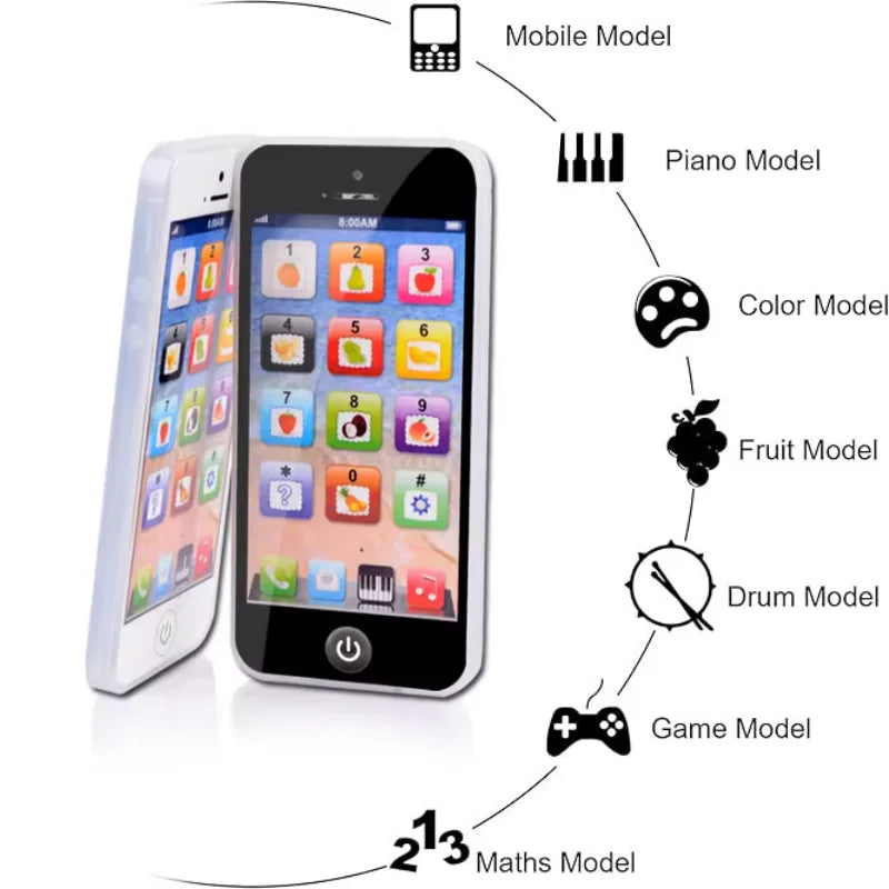 Children Simulation Phone Toy - Educational Light And Sound