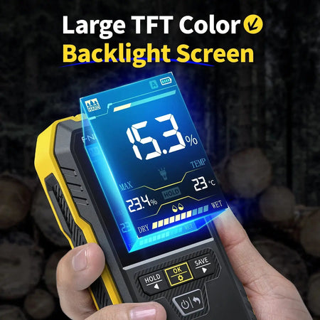 FNIRSI WMT10 Inductive Wood Moisture Meter Hygrometer