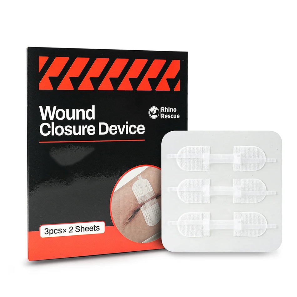 Strisce di Chiusura per Ferite Zip Stitch Rhino Rescue Pronto Soccorso
