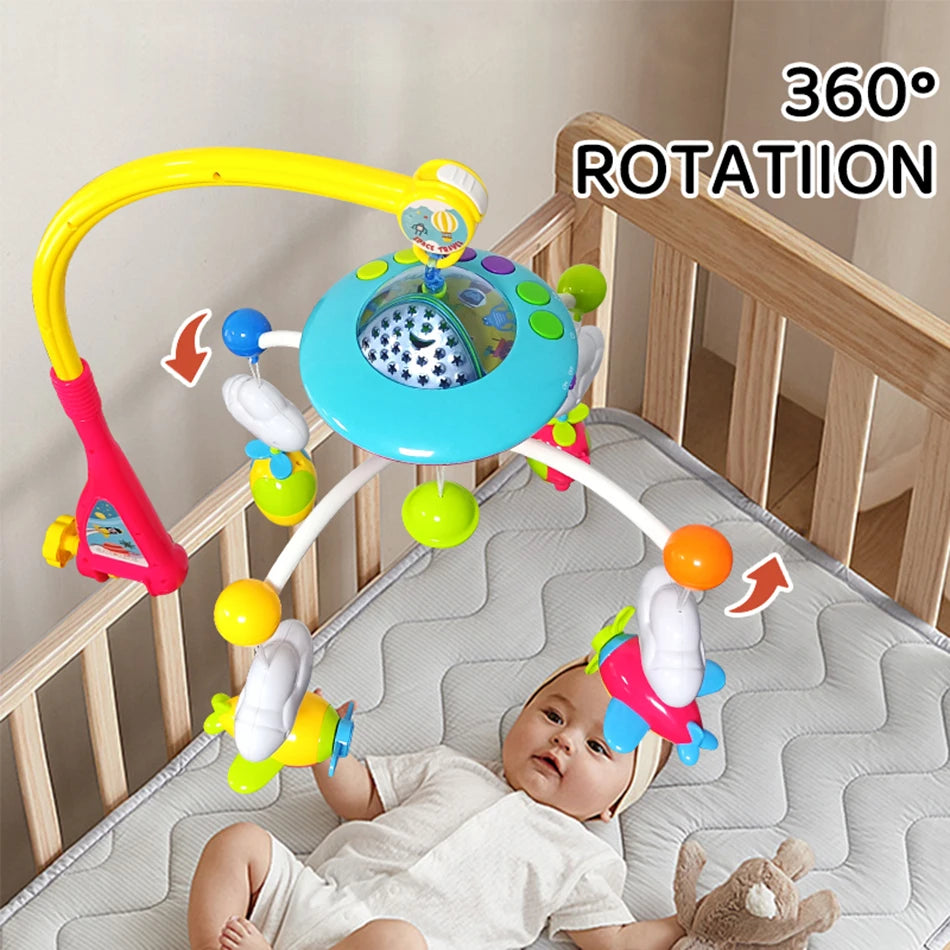 Musical Baby Crib Mobile &ndash; 108 Melodies and Lights Projection