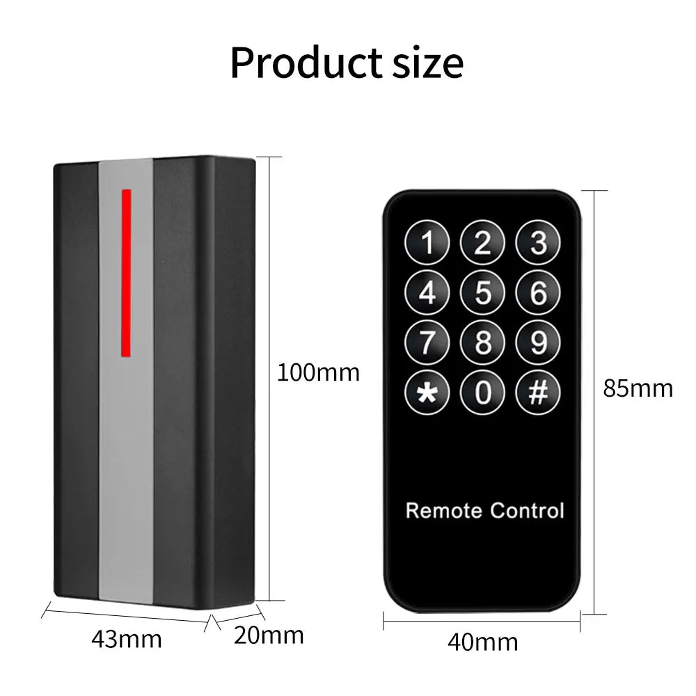 Cyprus Wireless Reader Module 125khz/13.56Mhz Access Control RFID Reader 3000 User Proximity Card ...